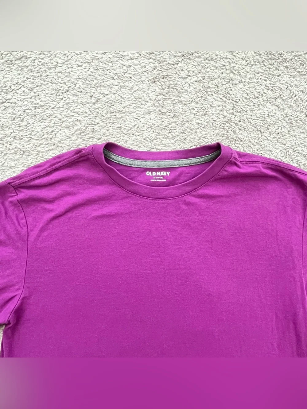 Old Navy Boys Short Sleeve Tee - Bright Magenta